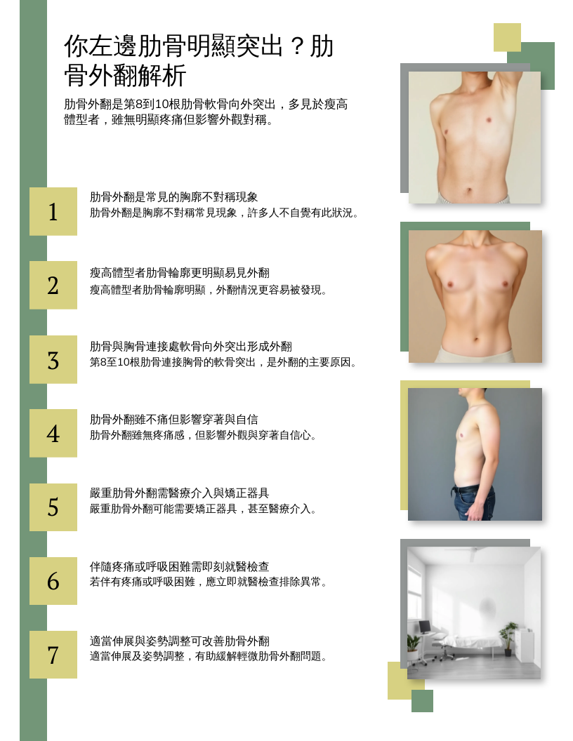 左邊肋骨凸出是正常嗎？醫師解答 | 單邊肋骨突出可能是這原因 | 肋骨不對稱？先別自己嚇自己